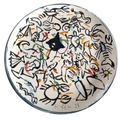 Animali marini decorative plate