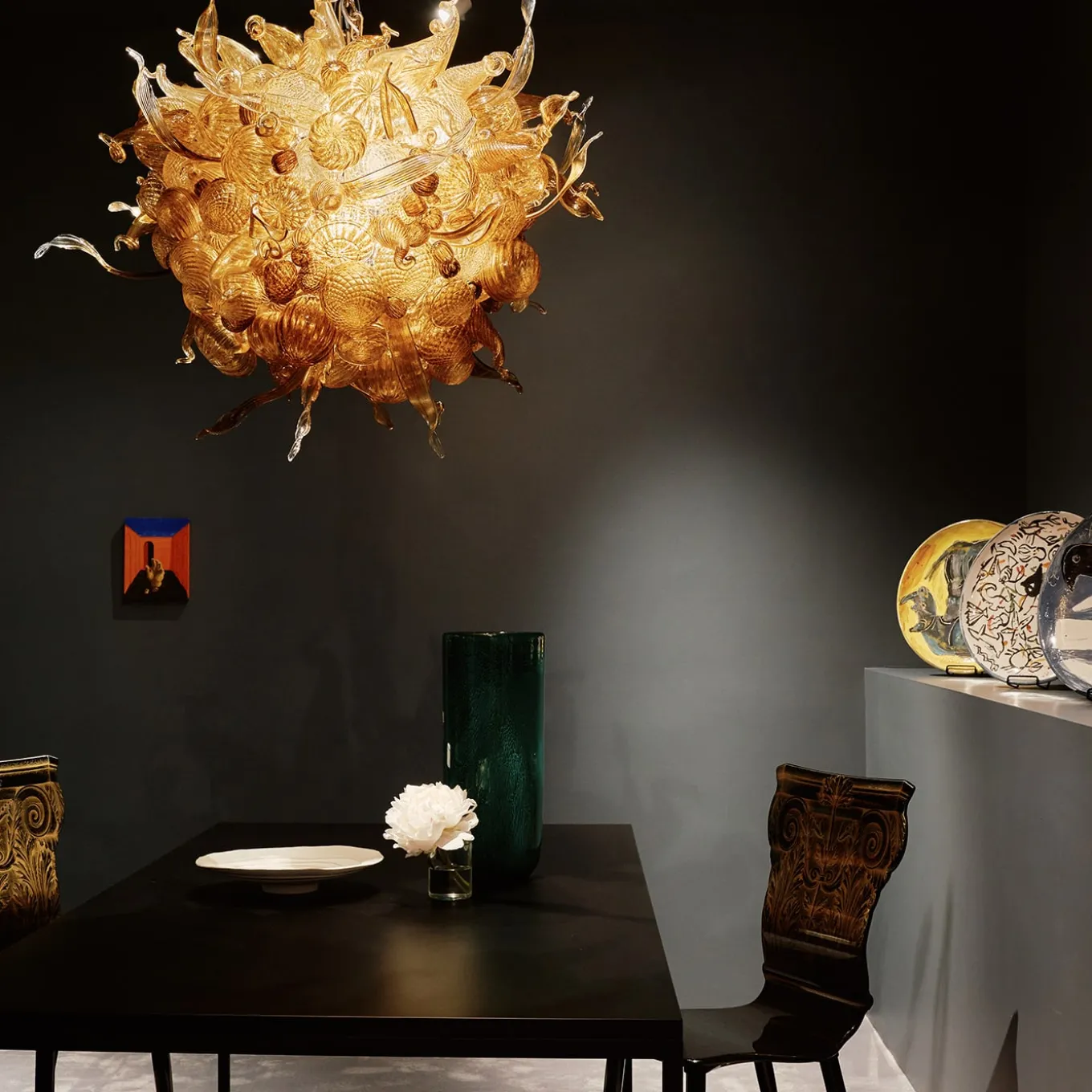 Animali marini decorative plate