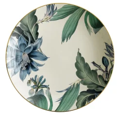 Animalia Porcelain Soup Plate With Tropical Flowers #3