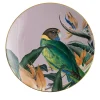 Animalia Set Of 2 Porcelain Bread Plates With Parot