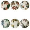 Animalia Set Of 6 Porcelain Soup Plates With Exotic Animals