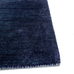 Antique Blue & Denim Blue Hand-Knotted Rug
