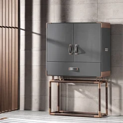 Anzio Dark Grey Cabinet