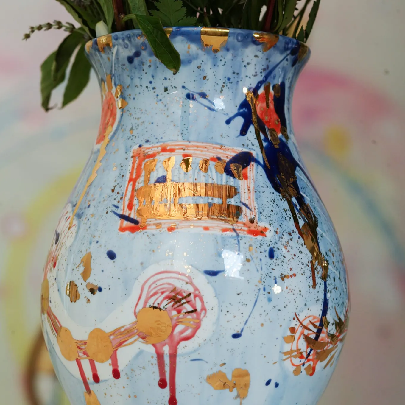 Aphrodite Blue Vase