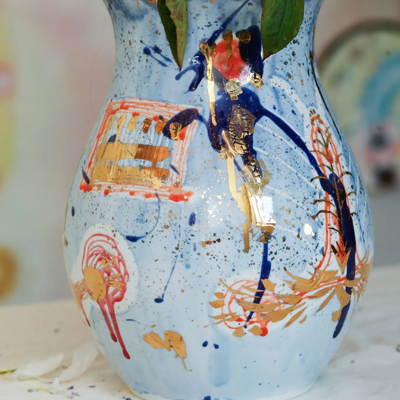 Aphrodite Blue Vase