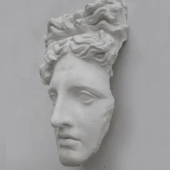 Apollo Mask Plaster Sculpture