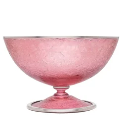 Aqua Large Pink Fruit Bowl