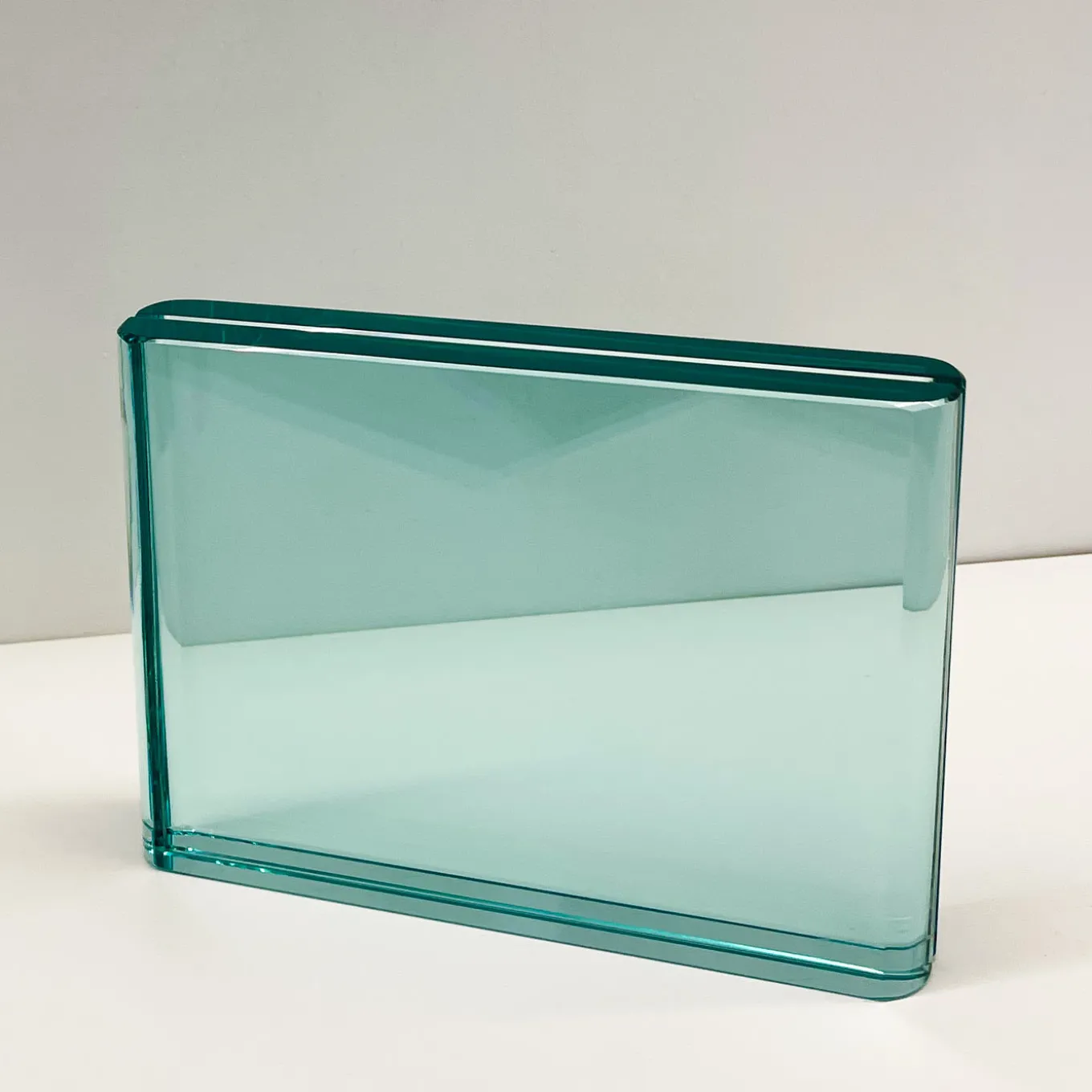 Aquamarine Horizontal Crystal Picture Frame