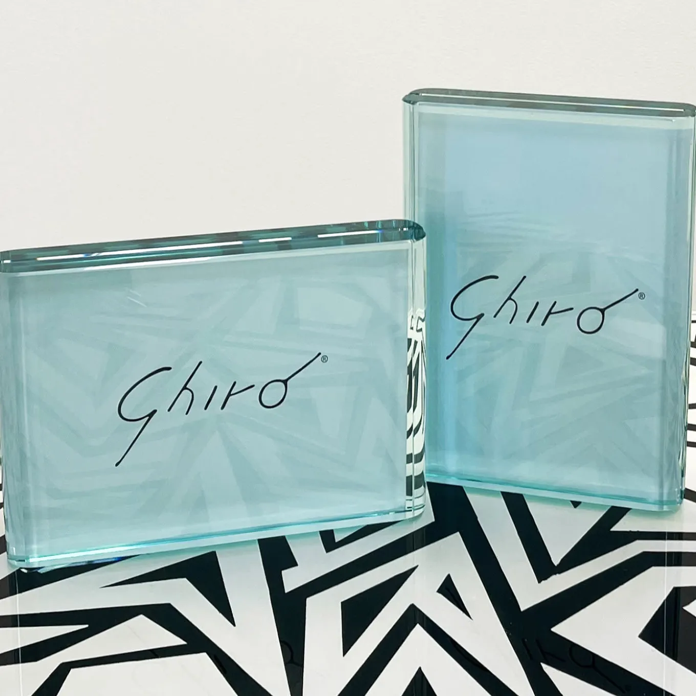 Aquamarine Horizontal Crystal Picture Frame