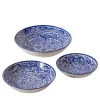 Arabeschi Blu Set of 3 Bowls by Lorenza Adami