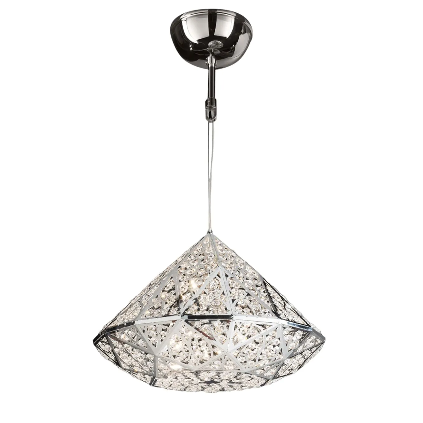 Arabesque Diamond H40 Silvery Chandelier