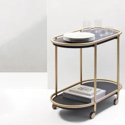 Arcade Oval Serving Table