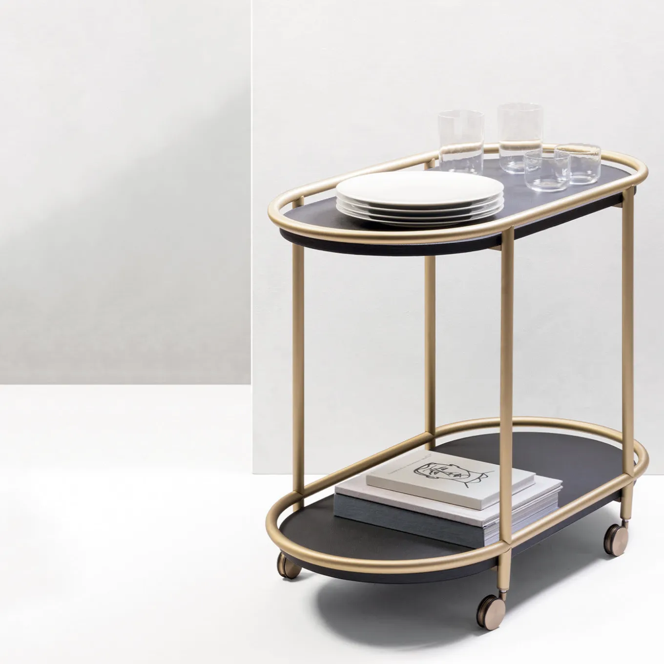 Arcade Oval Serving Table