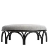 Arcadia Black Pouf