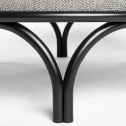 Arcadia Black Pouf