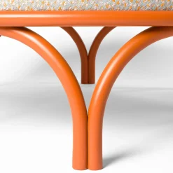 Arcadia Orange Pouf