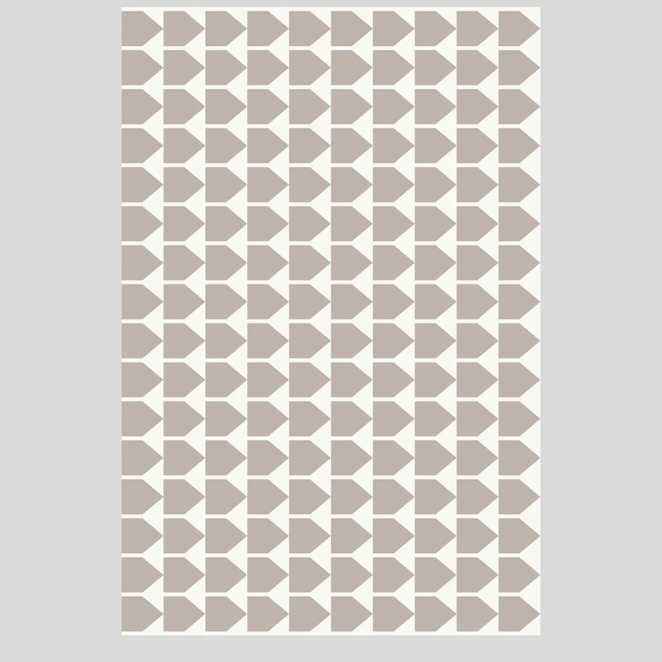 Archetipo Taupe/White Blanket by Makeyourhome + Walter Terruso