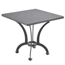 Archi Square Side Table in Stainless Steel