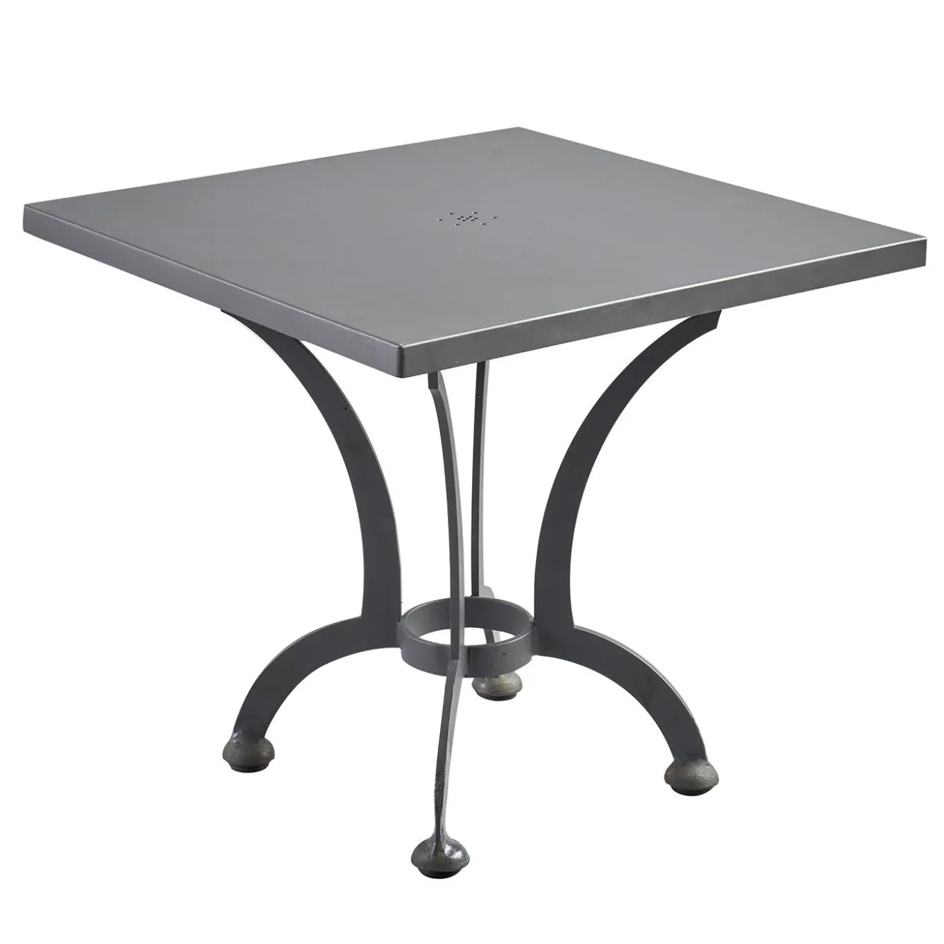 Archi Square Side Table in Stainless Steel