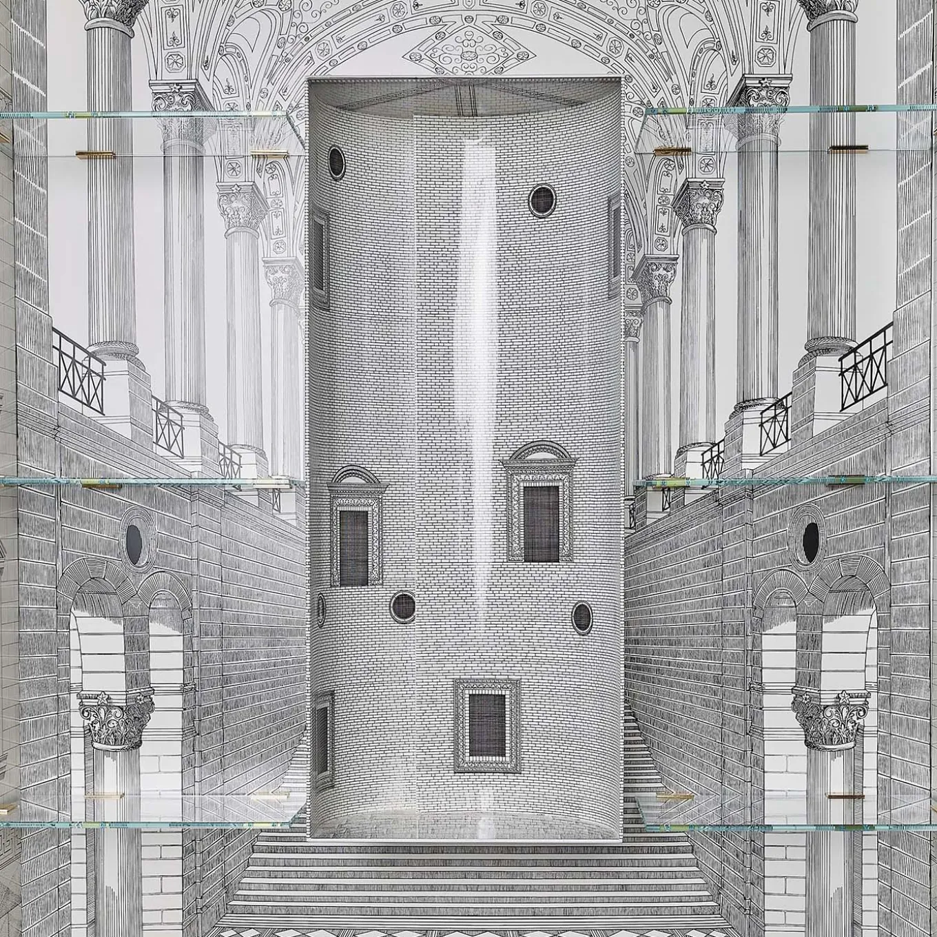 Architettura Black And White Trumeau