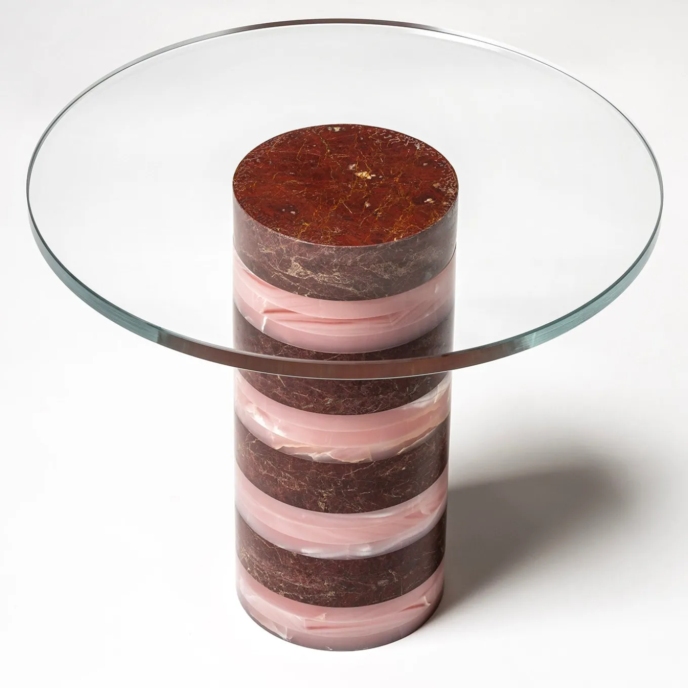 Architexture Burgundy Side Table by Patricia Urquiola