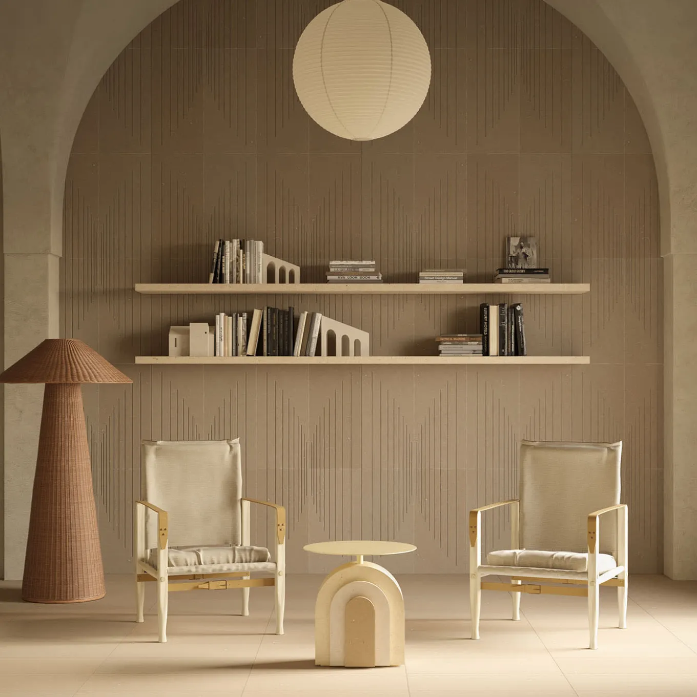 Arco Stone Side Table by Apospersano