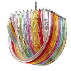 Ares Multicolor Glass Chandelier