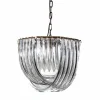 Ares Small Hexagonal Crystal Chandelier