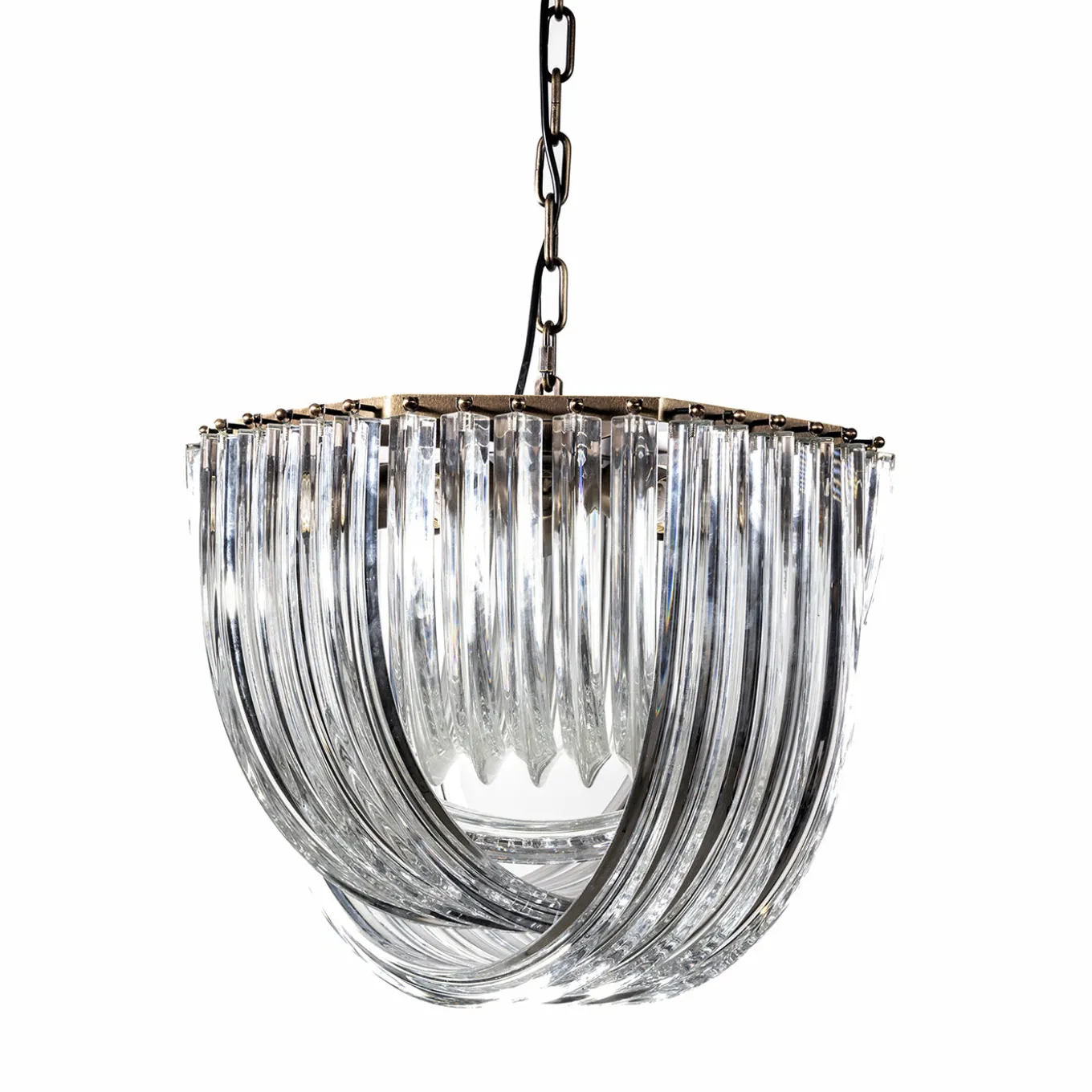 Ares Small Hexagonal Crystal Chandelier
