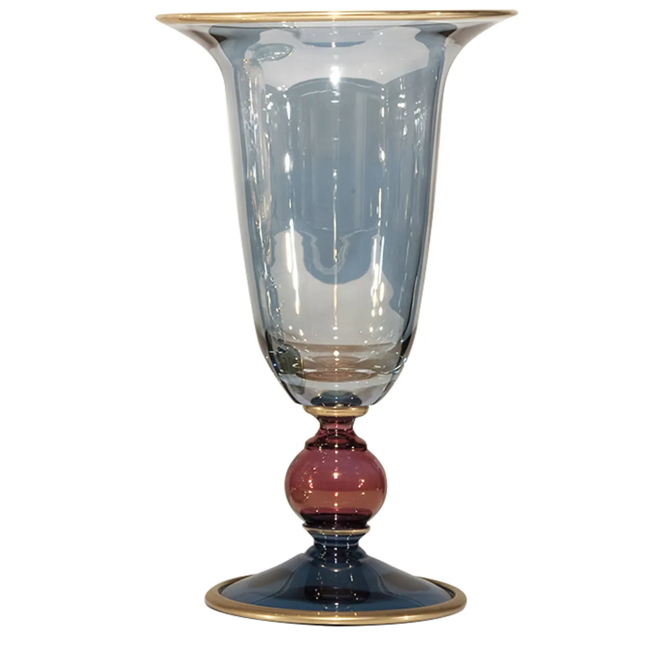 Arlecchino Pale Blue Vase