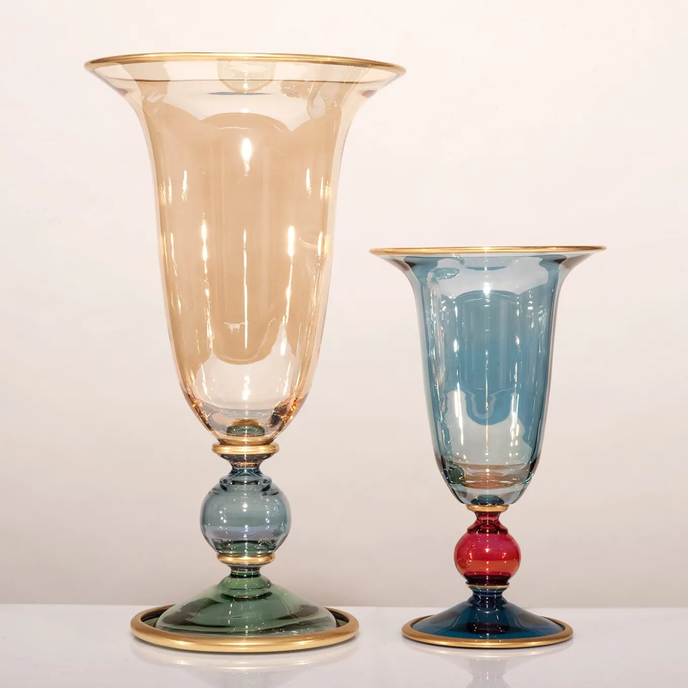 Arlecchino Pale Blue Vase