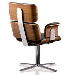 Armadillo 5 Dark Brown Office Armchair by Rainer Bachschmid