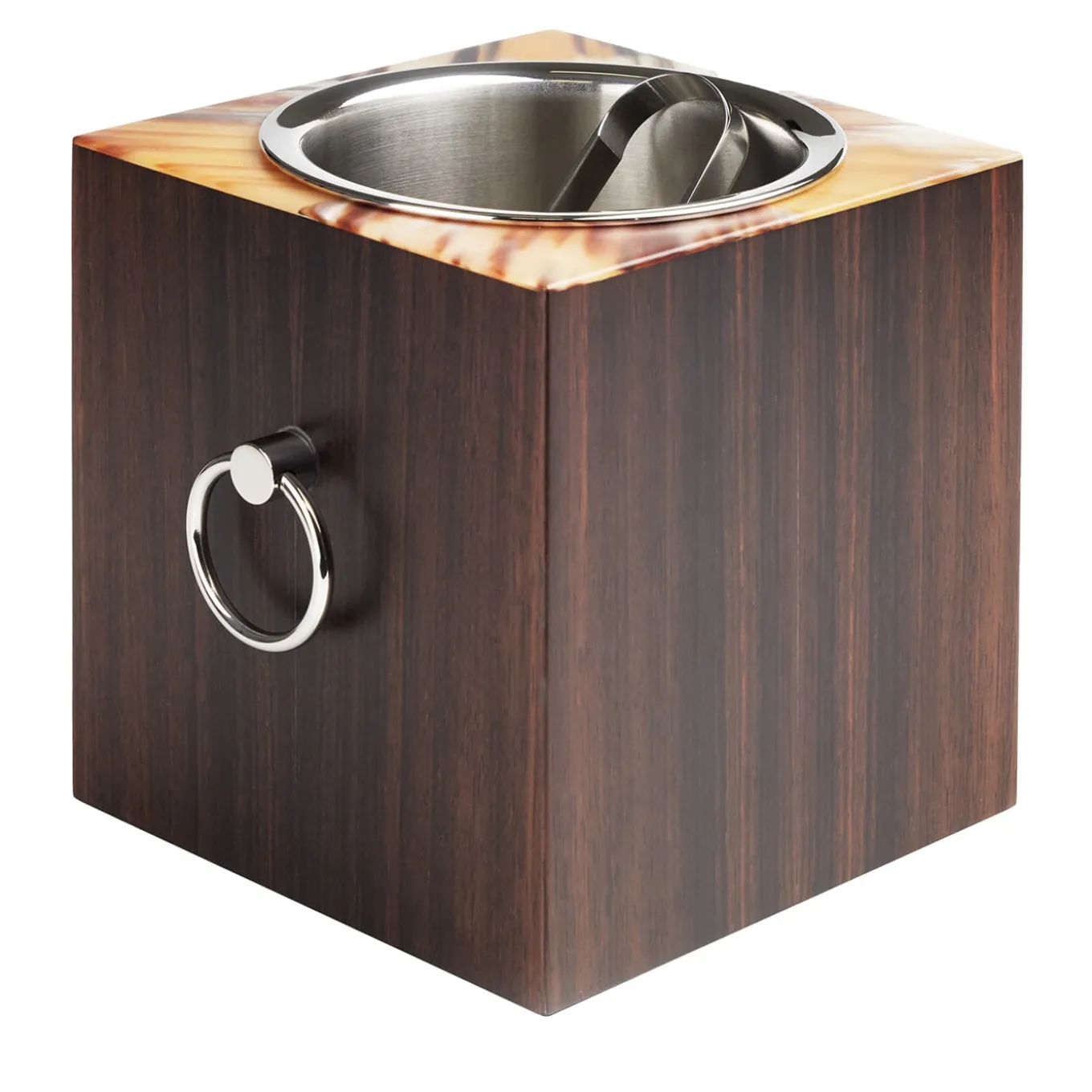 Artide Ebony & Horn Ice Bucket
