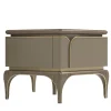 Ash Wood Bedside Table