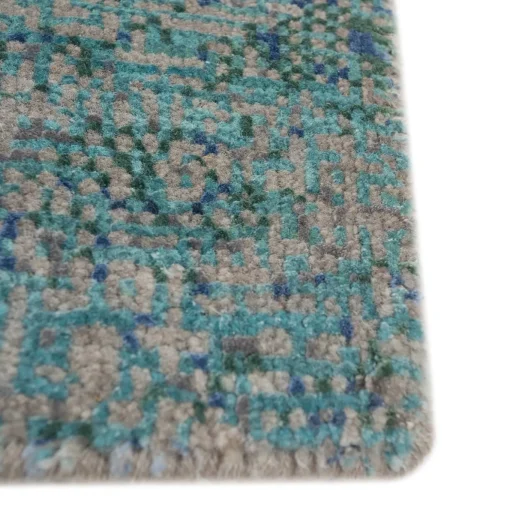 Ashwood & Denim Ash Hand-Knotted Rug