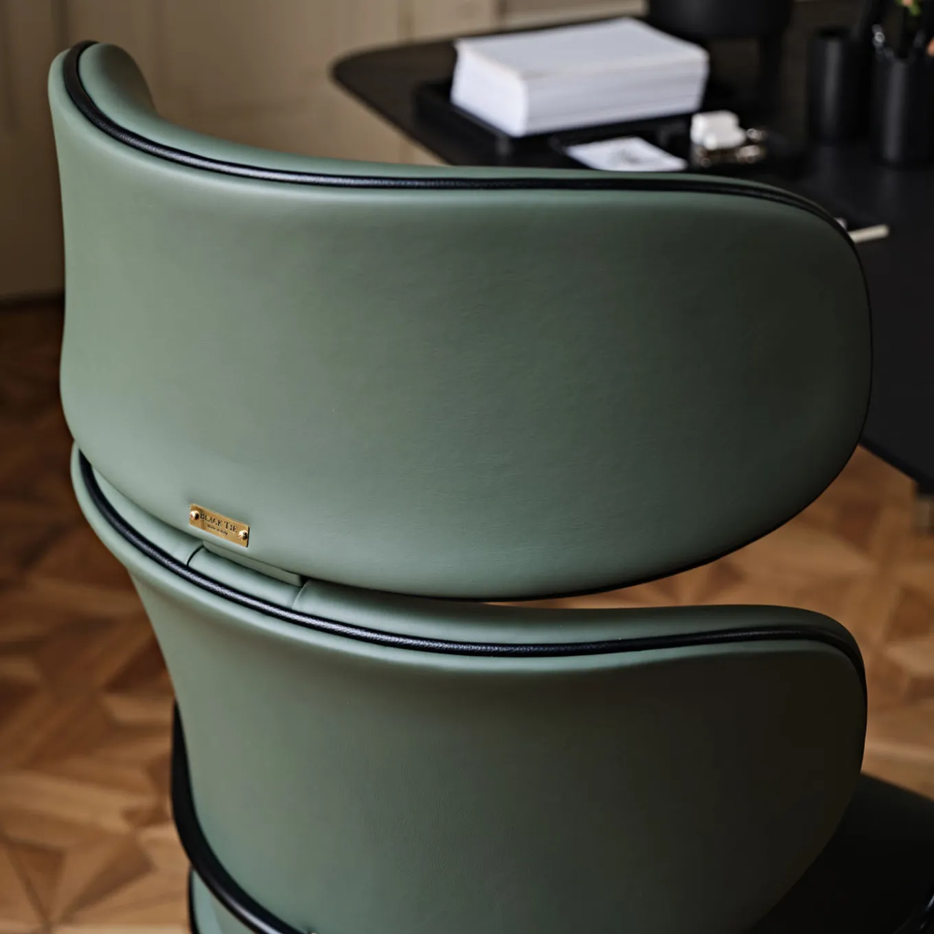 Asia Green Swivel Chair