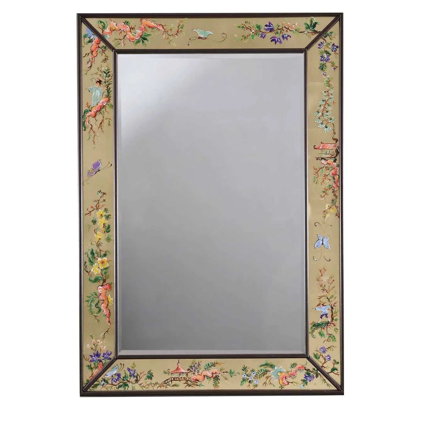 Asian Flowers Mirror