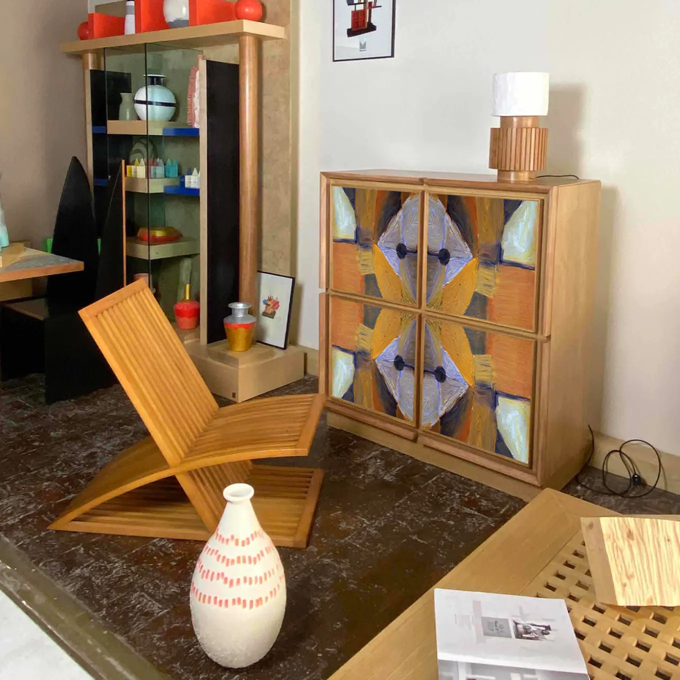 Astratta Sei Cabinet by Mascia Meccani