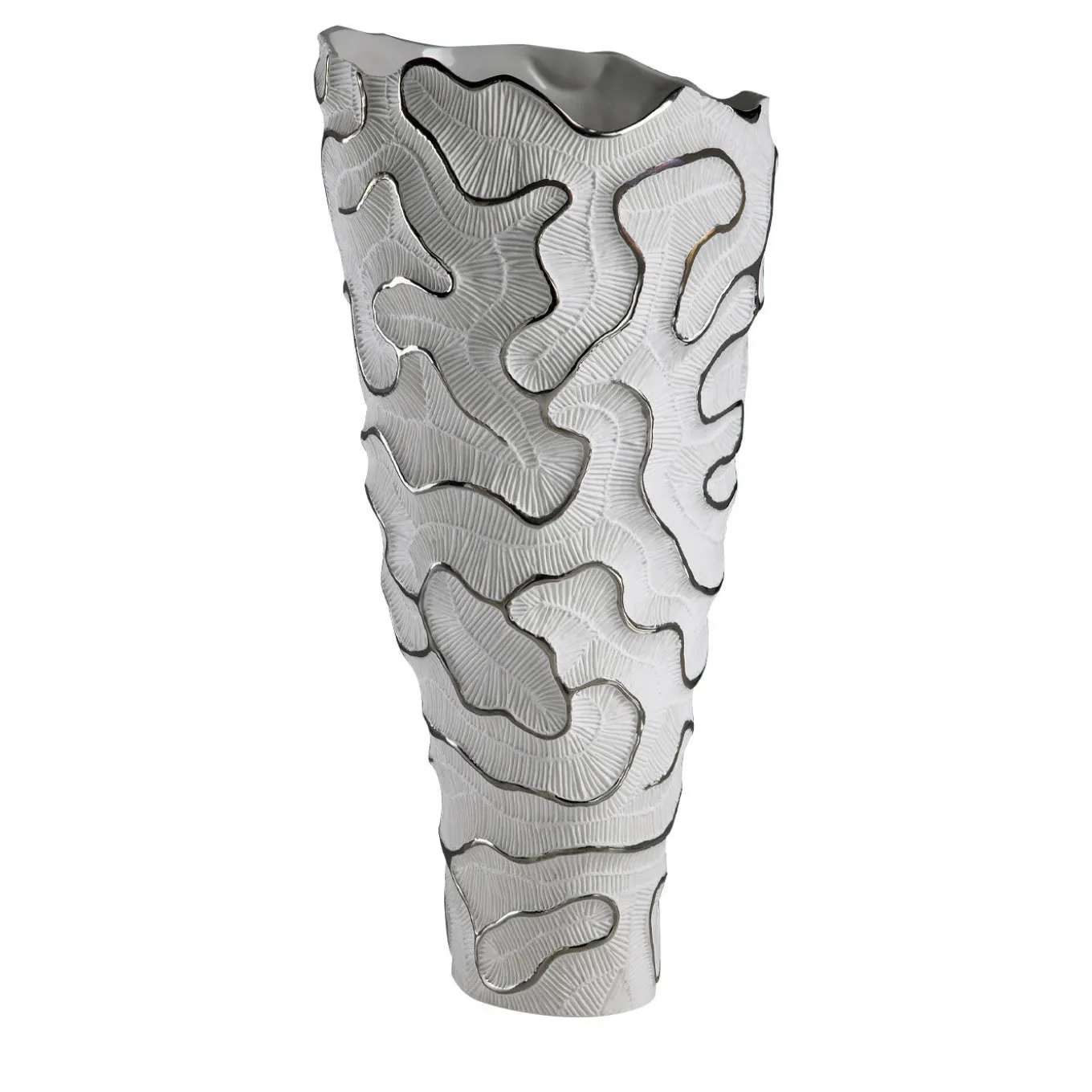 Atlas Platinum Vase