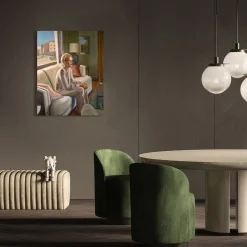 Attesa Oil on Canvas Painting