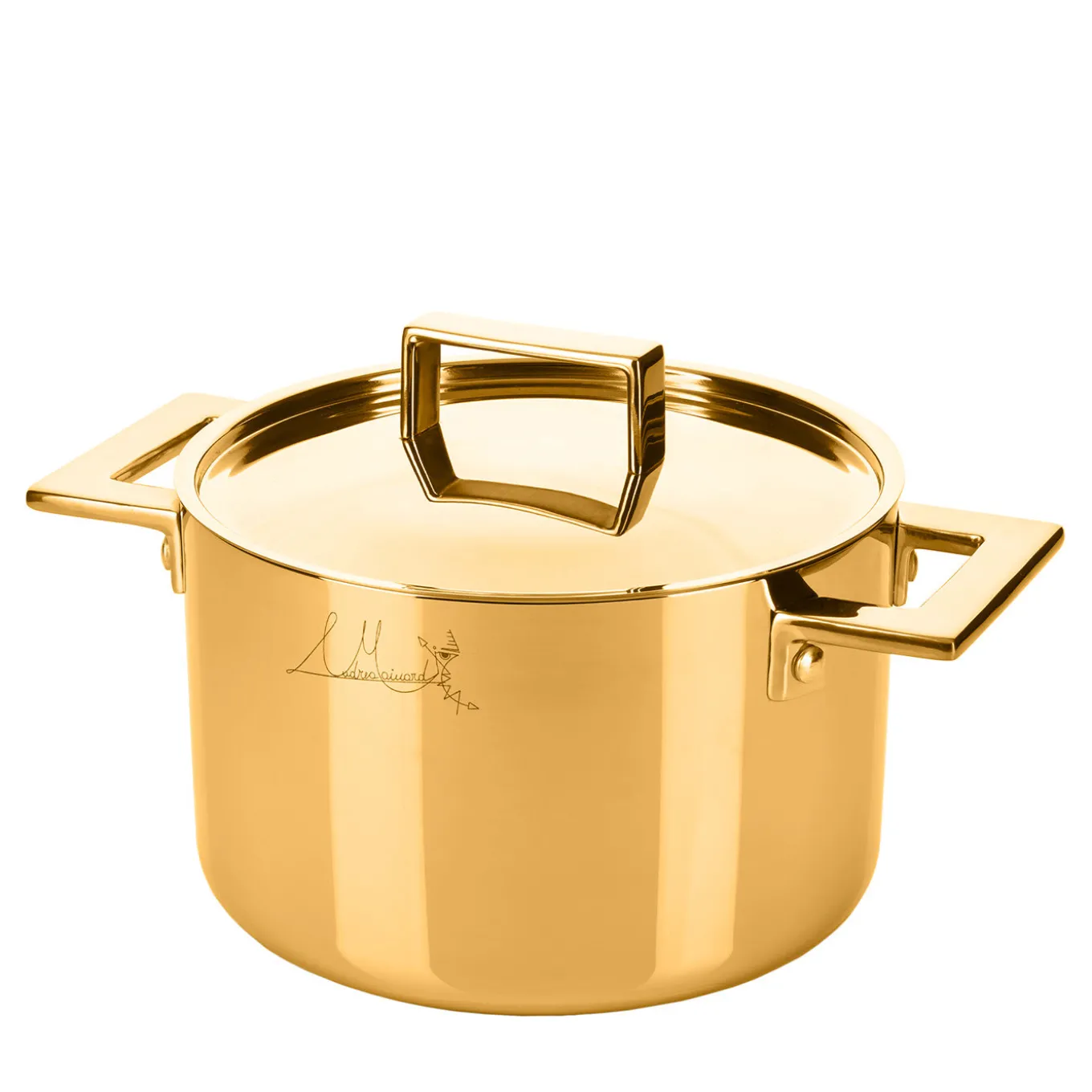 Attiva 20cm Deep Pot with 2 Handles and Lid