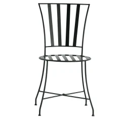 Attonita Wrought Iron Forest-Green Chair