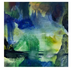 Attraversando Aurore di Ghiaccio Oil Painting on Canvas