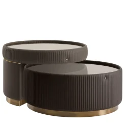 Augusta Nesting Coffee Tables with Glass Top