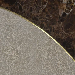 Aurelio Emperador Marble Dining Table