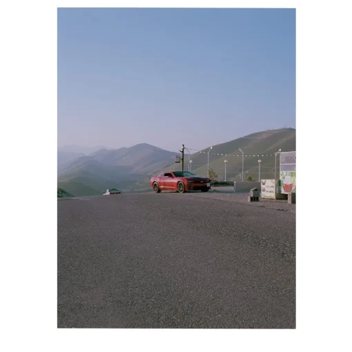 Automobile Rossa Photographic Print