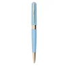 Avatar Fancy Light Blue Ballpoint Pen with Gold Trim