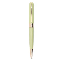 Avatar Fancy Mint Ballpoint Pen with Gold Trim