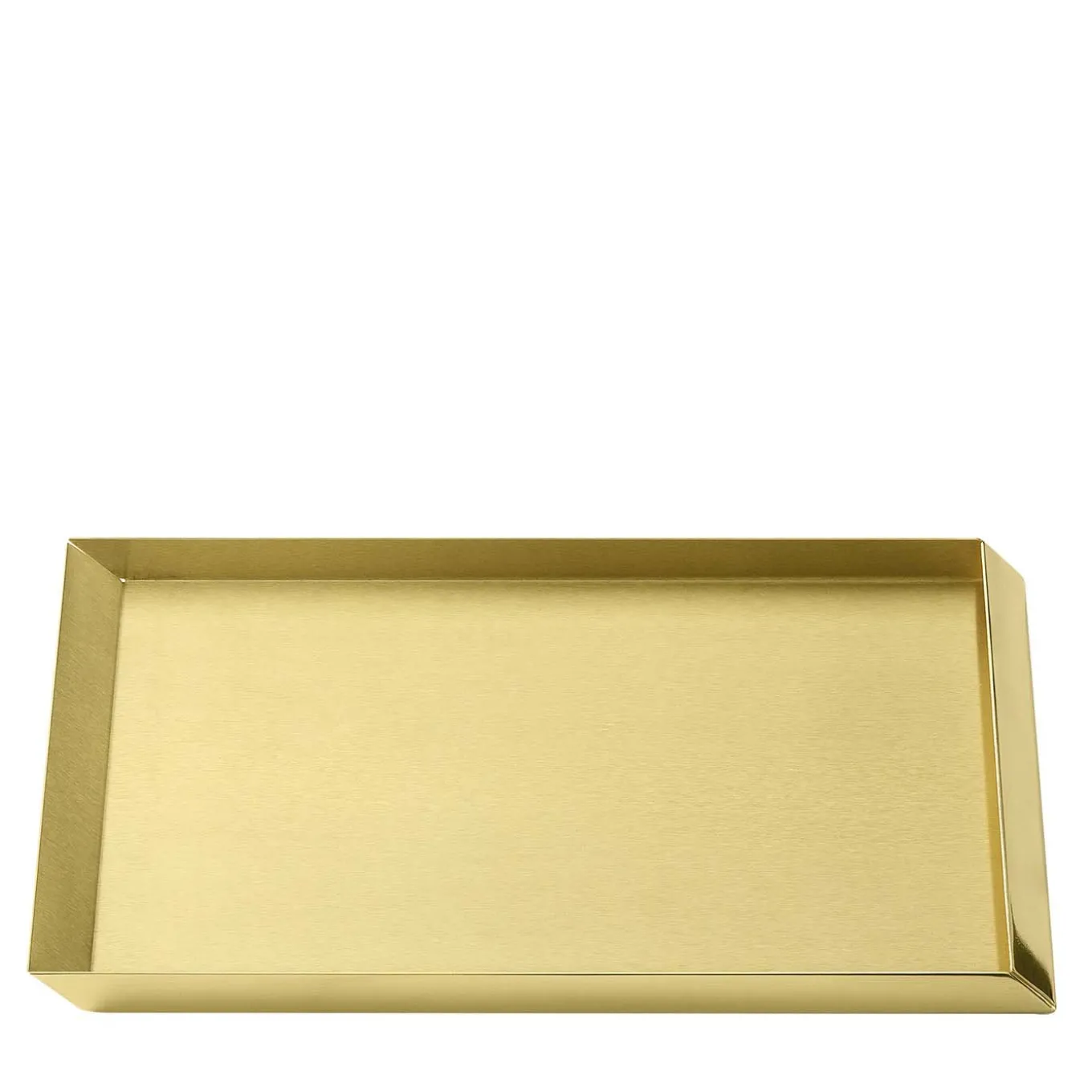 Axonometry A4 Desk Brass Tray by Elisa Giovannoni