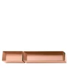 Axonometry Pen & Cards Copper Tray Set by Elisa Giovannoni